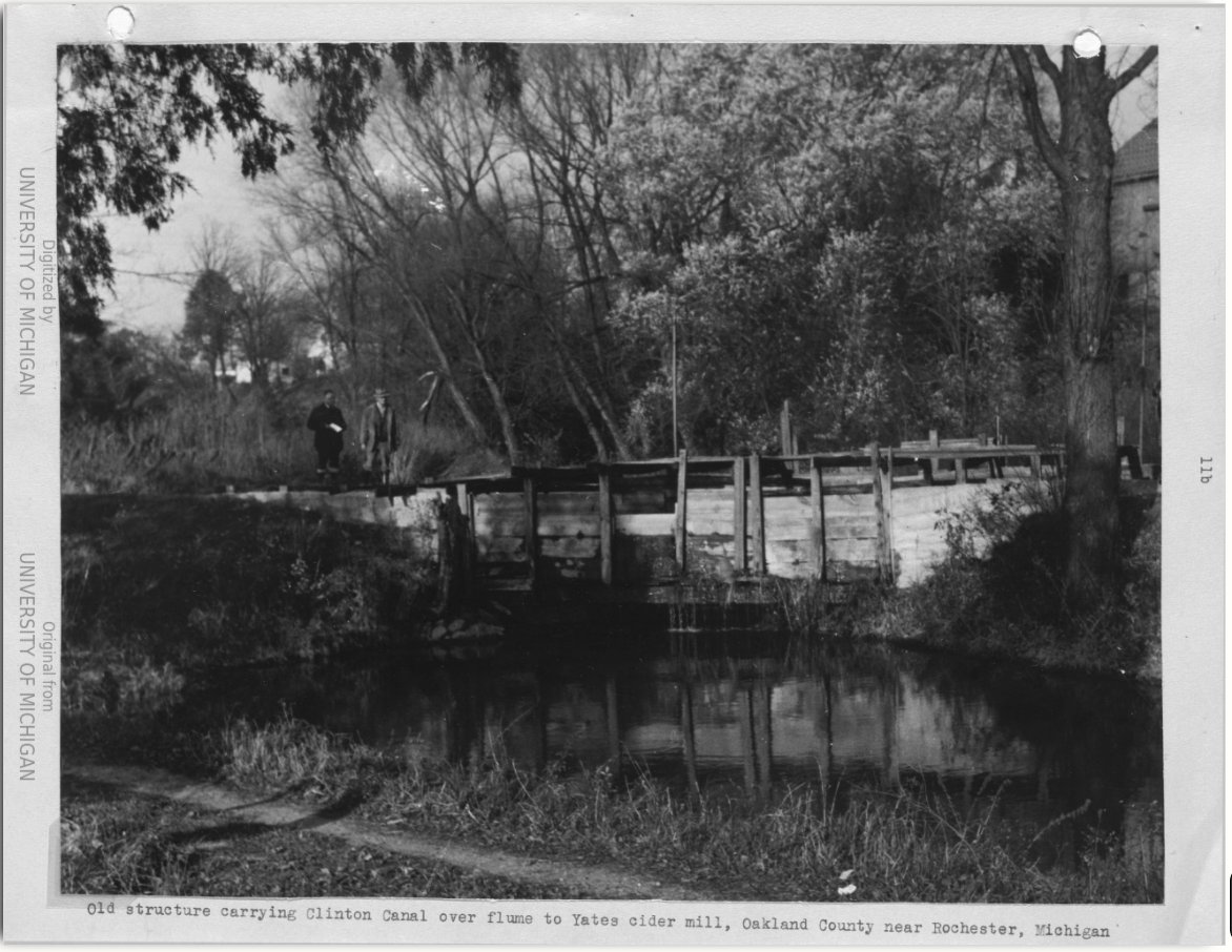 The Huron and Clinton rivers had a lot of dams and mills through the late 19th century. Industry started moving toward railways and highways, leaving behind small towns that sat abandoned along the banks of the rivers