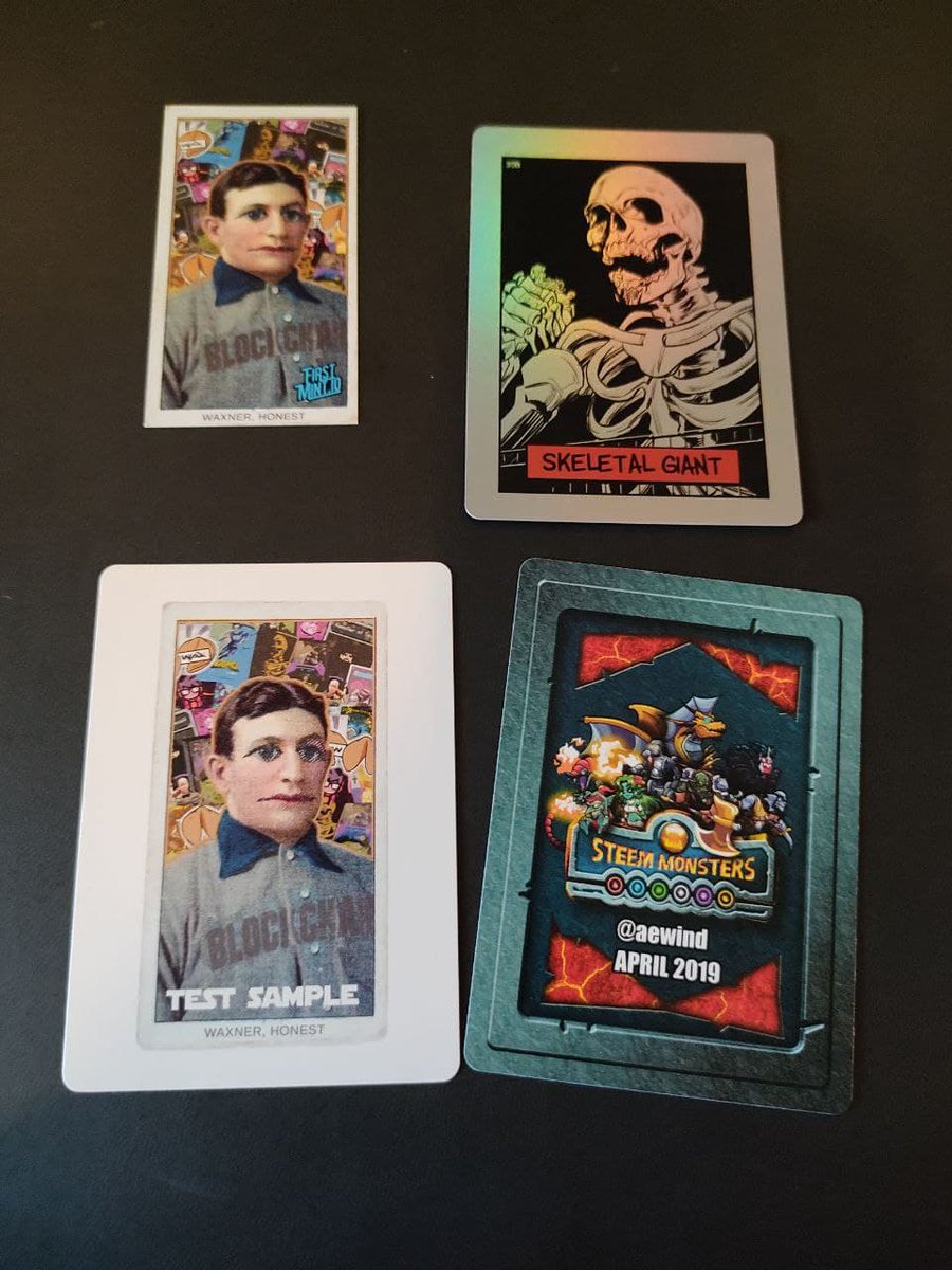 I got my physical cards in the mail yesterday from <a href="/BlockchainCards/">Blockchain Cards 👑</a> and I am in love. As a collector of cardboard, these new pieces are so satisfying. Great job, can't wait for the next drop!
