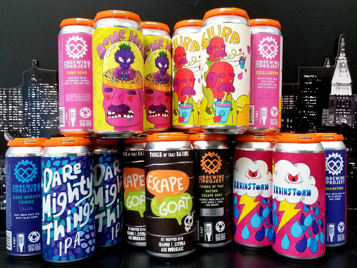 CityViewLiquor's tweet photo. Fresh drop from @brewingprojekt!
#GetSome #CrazyRadBeer #SuperSlamWorthy #CrushEmAll #FillThatFridge #NewBeerHere #FRESHFROSTIES #WiscoCraft #DrinkWisconsinBeer #SupportIndependentCraft #MadeInWisconsin https://t.co/TQOBUrrl7v