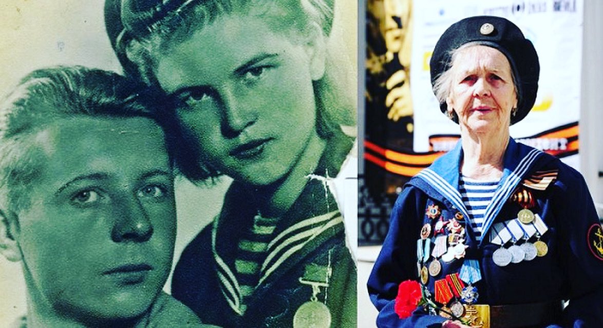 proektnaroda's tweet photo. «Страна должна знать имена своих героев»: 22 апреля 1943 первой медалью «За отвагу» из своих трех награждена снайпер морской пехоты Мария Клейменова (Галышкина). Трех медалей «За отвагу» была удостоена как снайпер, а орден Красной Звезды в 1944 получила, став санинструктором. https://t.co/vMPdV6eU95