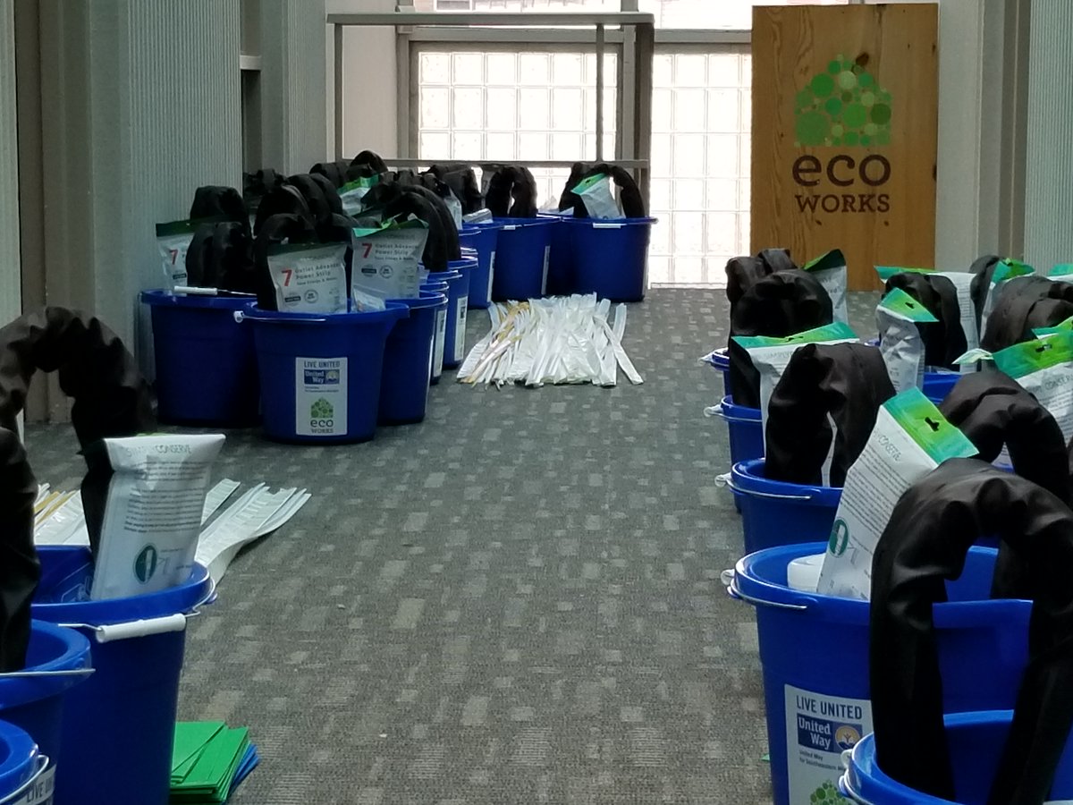 It's #EarthDay!

This afternoon, we're preparing to distribute over 150 Healthy Home Kits to residents and community centers in the metro Detroit area. 

How are you celebrating? Tag us in your photos! 

#EcoWorks 
#GoEarthDayItsYourBirthday
#EarthMatters
#CommunityMatters