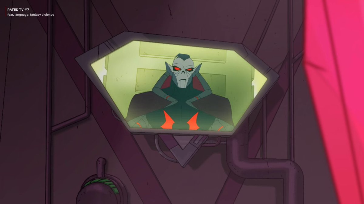 Hordak was never known to show kindness to anyone, he was reclusive to his lab as he desperately worked to open a portal to send a message to Horde Prime. He barked orders at Shadow Weaver and later Catra and did everything to belittle them in the process.