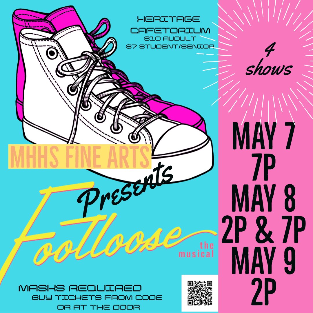 Save the date, friends! 
4 great shows!