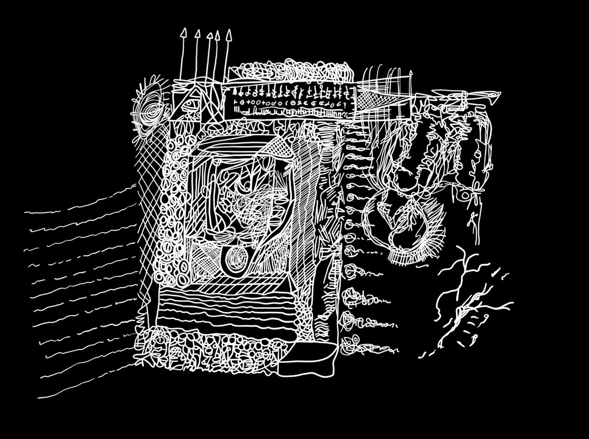 unityofmulti's tweet photo. "The further, the worse" - #digitalart 2021
This is another digital remaster of a drawing from about 1990. We'll see, if this leads somewhere. Anyways, hope you like.
#cryptoart #nft #shortcut https://t.co/veXy67fxvg