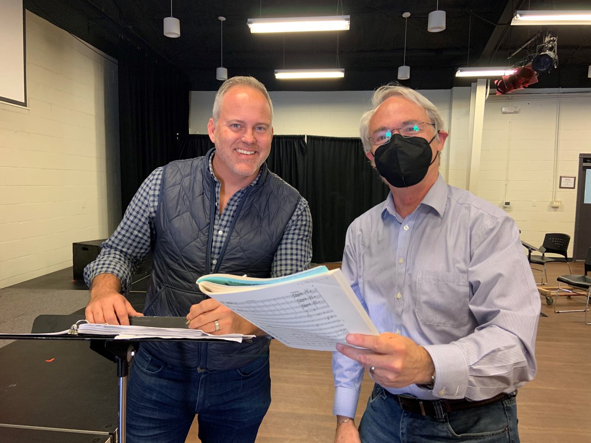 Baritone Corey McKern and Maestro Rubardt met today at the Pensacola Opera to prepare for this weekend’s concert! Corey will be joining the orchestra to sing Mahler’s Songs of a Wayfarer. Our 7:30 p.m. performance is sold out, but a few tickets remain for the 1:30 p.m.!