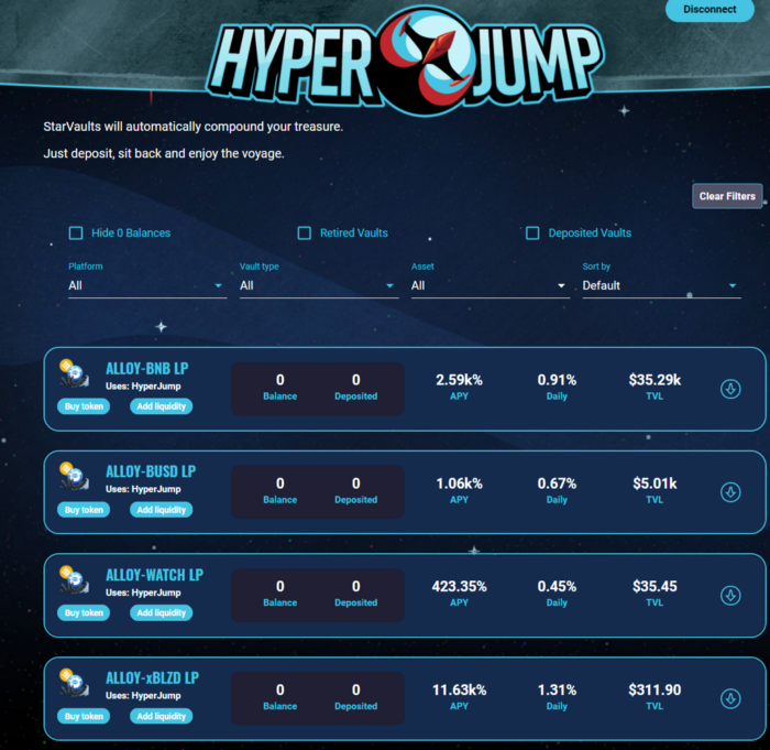 Decentralizd's tweet image. #HyperJump Vaults???

#BinanceSmartChain #BNB
