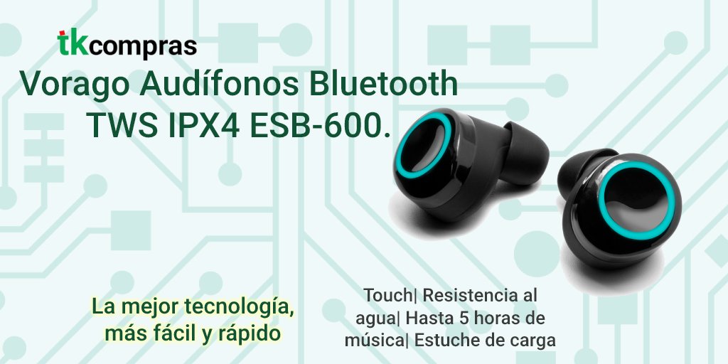TkComprascom's tweet image. Qué la máxima calidad de sonido y comodidad te acompañen a todos lados con los ESB-600 de @Voragolive. 🤩
Son una excelente opción en #auricularesbluetooth hasta para hacer #ejercicio.🤾‍♀️⛹️
Consulta precios y existencias acá👇👇
bit.ly/2R4qioY