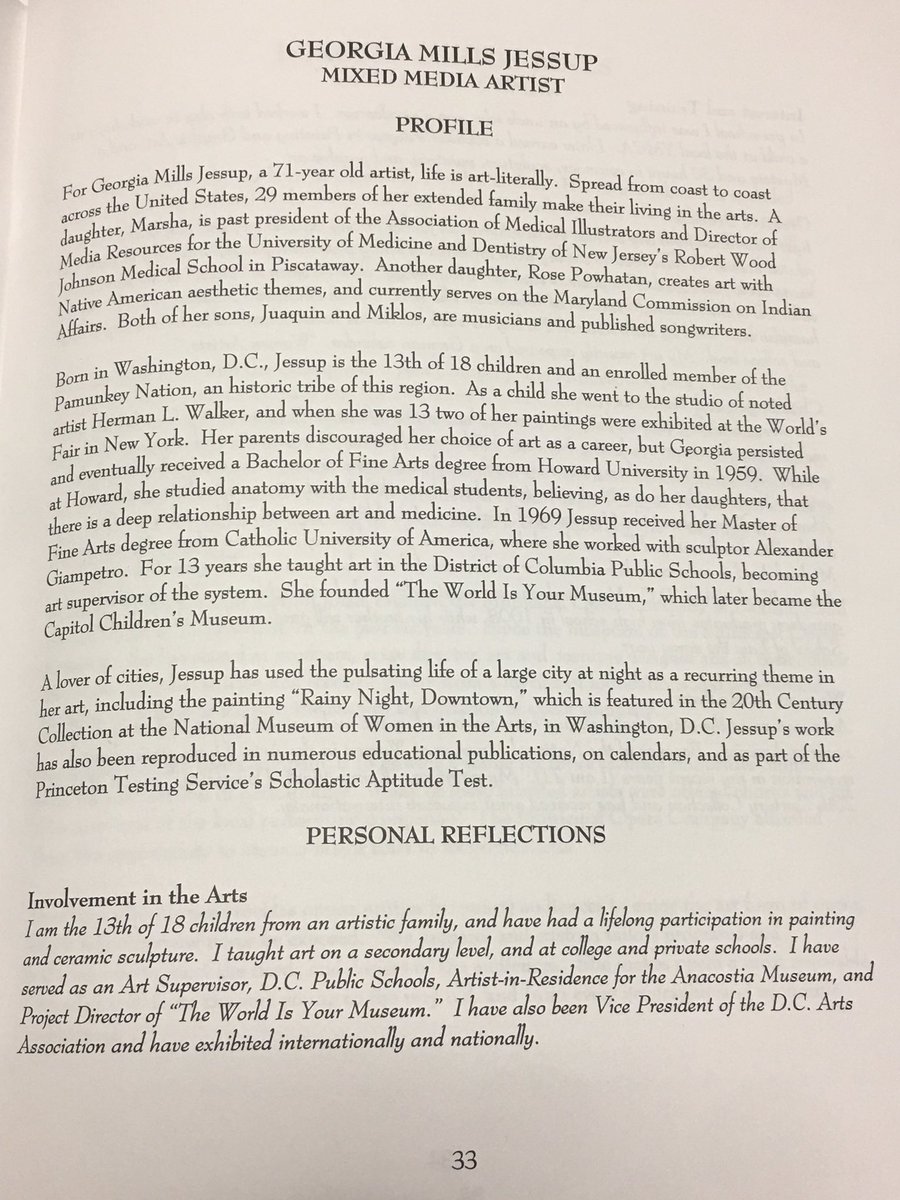 “Georgia Mills Jessup did not claim Native.”