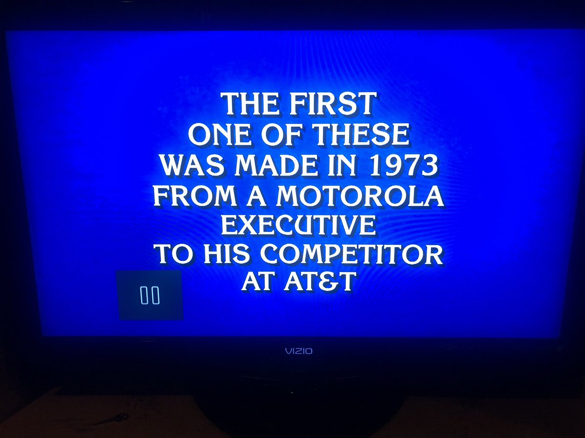 .<a href="/martincooper/">Martin Cooper</a> More news on Agency client Martin Cooper! He was the subject of an American History clue ($600) in last night’s <a href="/Jeopardy/">Jeopardy!</a>. #cuttingthecord #cellphone #mobilephone #doublejeopardy