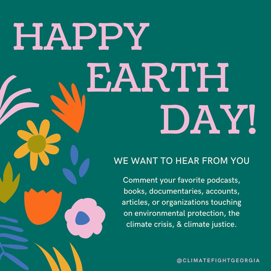 ClimateFightGa's tweet image. Share your favorite resources with the community!

We believe that the #climatemovement must be intersectional, so any resources that you think will provide perspective on how the movement should be shaped or solutions/policies that should be embraced are greatly appreciated :)