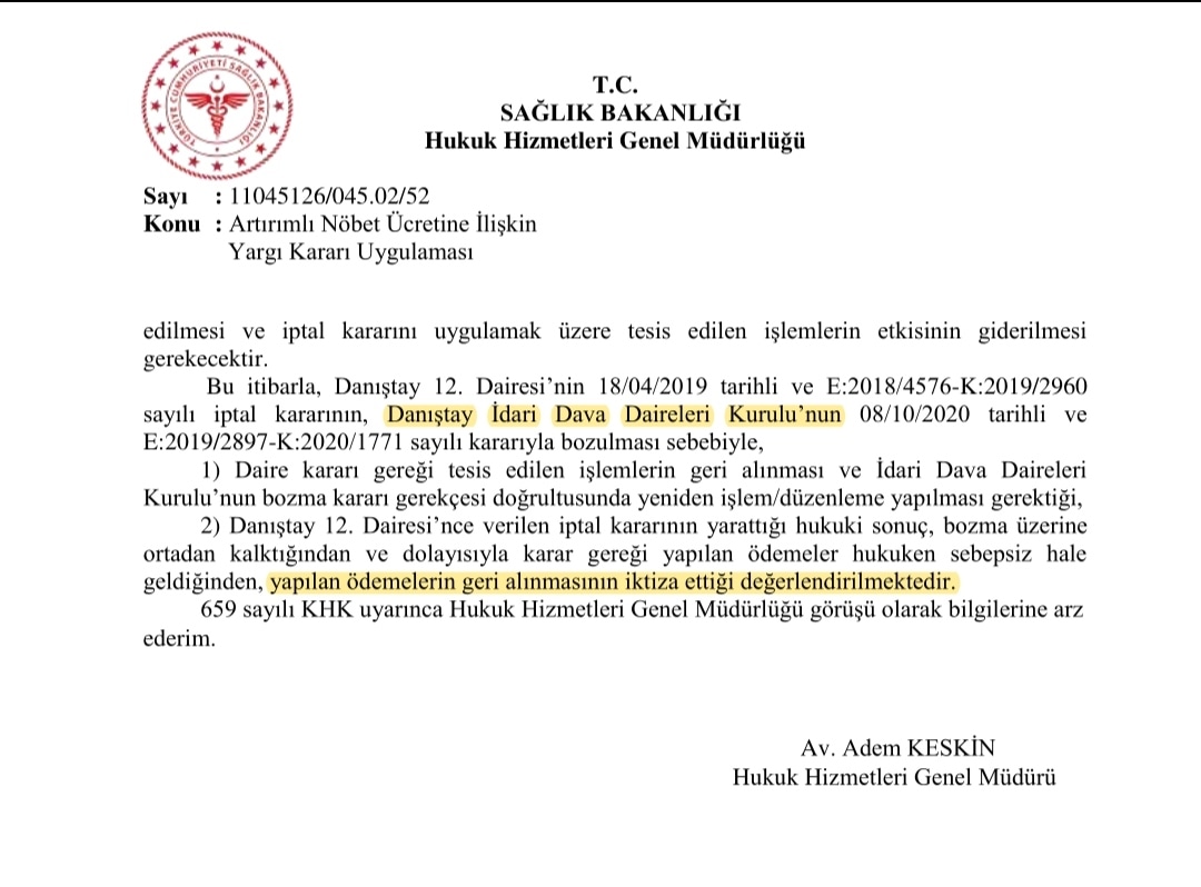 Covid-19 tanı sürecinin en önemli kahramanlarından Laboratuvar ve Radyoloji birimlerinde çalışanlara hak ettikleri ödül (!) sonunda verildi. 

Meslektaşlarımız Danıştay İDDK kararına göre geriye dönük 10 bin tl'yi bulan miktarlarda geri ödeme yapacaklar.
