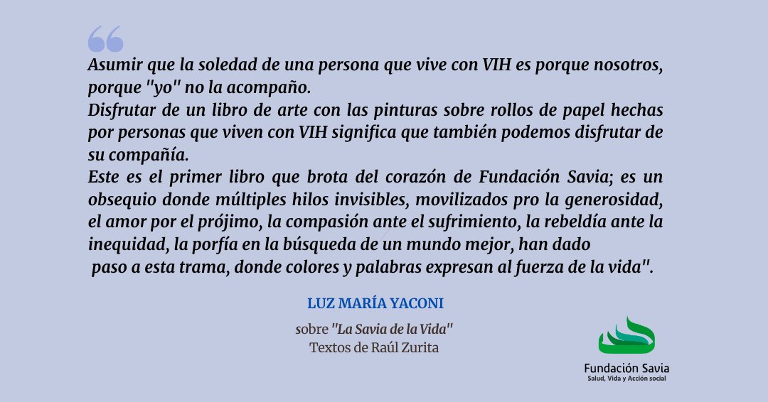Ad portas del Día del Libro📚 presentamos las publicaciones de <a href="/ongsavia/">Fundación Savia</a>, "La savia de la vida" es un libro de arte🎨 con pinturas hechas por personas que viven con VIH y escritos del poeta Raúl Zurita 🙌🏼
Si quieres adquirir  este o alguno de nuestros textos, mándanos un DM📩