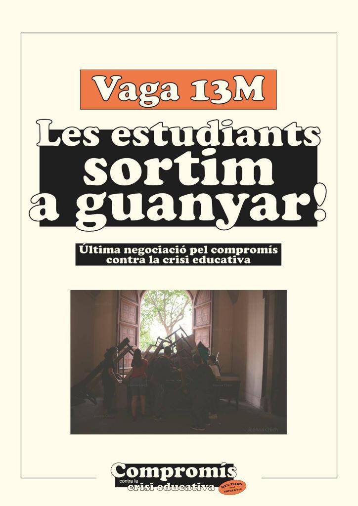 🔴 ANEM A LA VAGA #13M

➡️ Per una Universitat 100% pública, de qualitat, feminista i en català!