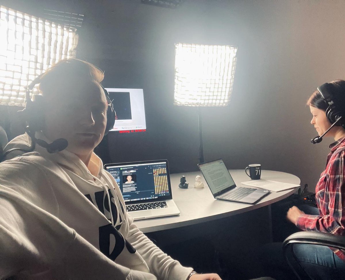 What a day! HolyJS online Day 3! 🌏 #holyjs nice to see you all again! Backstage (<a href="/jabher/">Seva Rodionov</a> is detected)