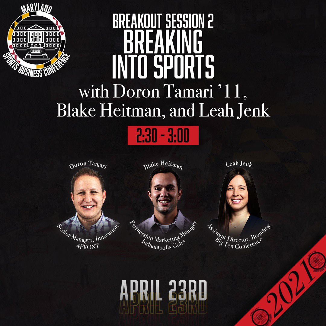 marylandsbc's tweet image. Learn from the best of the best in growing a brand, how to break into the industry &amp;amp; about partnerships after Covid during the 2:30 breakouts!

Winner of @srelixjerseys giveaway will be announced at the end of his panel!

🗣Get your free ticket today: eventbrite.com/e/maryland-spo…