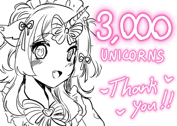 Thank you for 3,000 on Twitch!! So happy to have seen the unicorn cul- *cough* DEN, grow so much over time! Can't wait to see where we go in the future  