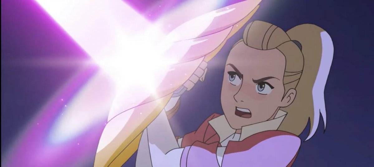 This is the first moment we see an interesting comparison between Catra and Adora. Both of them find their voice against their abuser, attack her, and solidify their paths for the majority of the series. Both rising to power on opposite sides of the war.