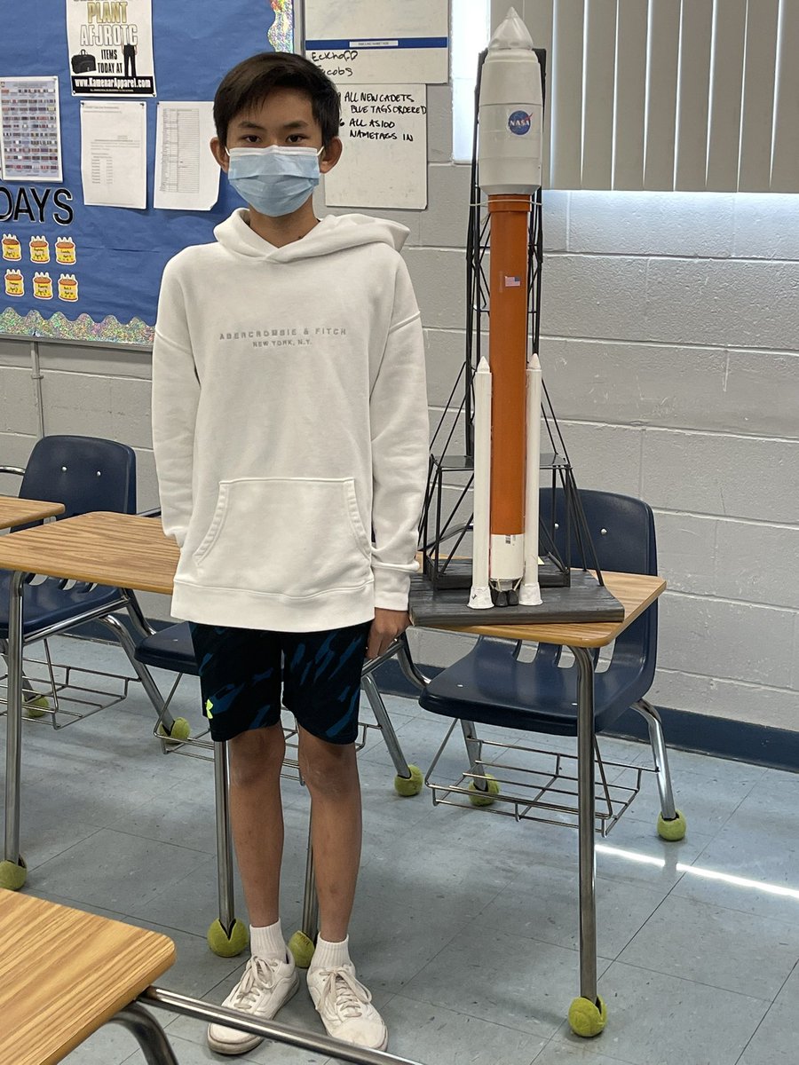 Plant High School AFJROTC (@plantafjrotc) on Twitter photo Cadet Hayden Tran stands next to his SLS (space launch systems) cargo rocket! <a href="/PlantAFJROTC/">Plant High School AFJROTC</a> is working on various projects to demonstrate space exploration <a href="/PlantHighSchool/">PlantHighSchool</a> Cadet Hayden Tran stands next to his SLS (space launch systems) cargo rocket! <a href="/PlantAFJROTC/">Plant High School AFJROTC</a> is working on various projects to demonstrate space exploration <a href="/PlantHighSchool/">PlantHighSchool</a>