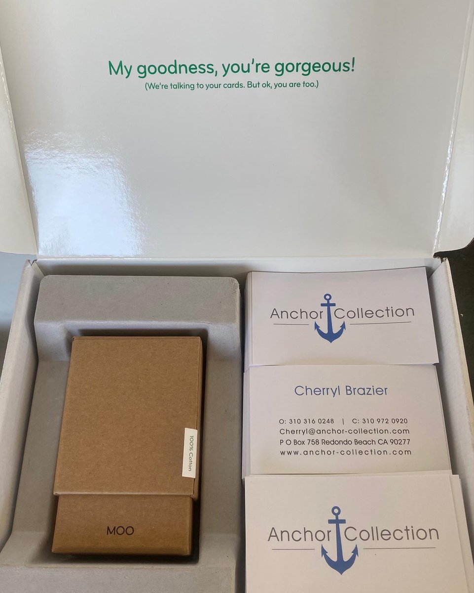 As a small business, we take sustainability seriously. Here are just a few things we do to help our planet. Business cards from recycled t shirts.