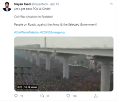Indian IDs and troll networks deliberately tried to create chaotic confusion in Pakistani social media. Their target was to dominate social media discourse in Pakistan to induce fear and hopelessness among the masses.