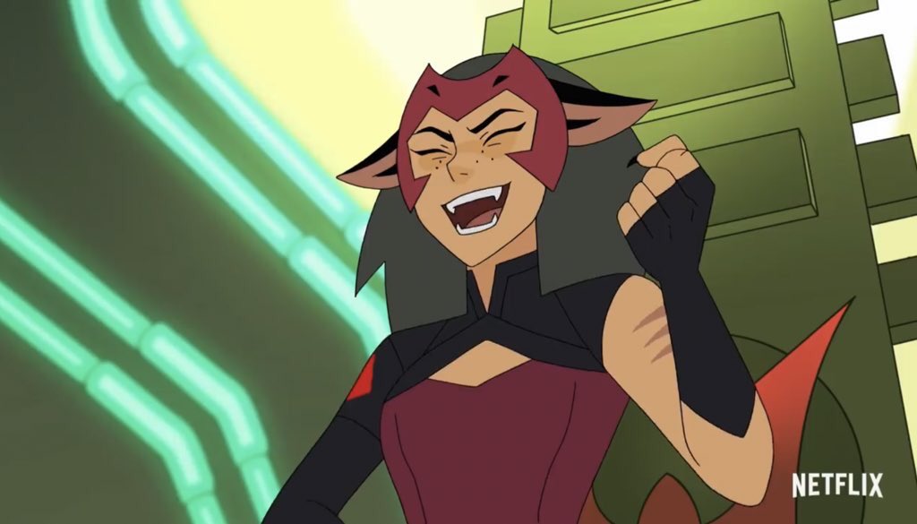 Regardless of all that, Catra went to extremes to make it all happen. She ordered and partook in mass raids and attacks, kidnapped, set off a portal, and tried to kill members of the rebellion on several occasions. I would say maybe 4th in the lineup of crimes