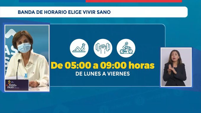 abernales's tweet photo. Se suma una hora más a la banda especial para hacer deporte. El Ministerio los invita a levantarse a las 5:00 de la mañana para aprovechar esa hora extra. Me retiro... sin comentarios. https://t.co/k4zGr5bBKn