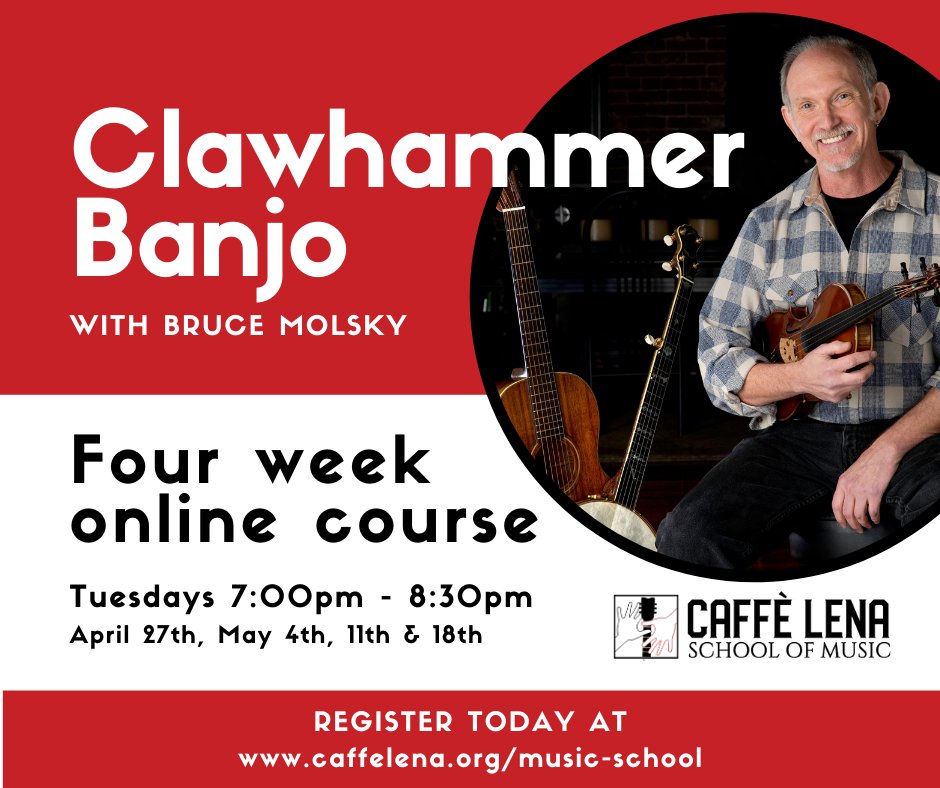 I'm back with Clawhammer Banjo and Old Time Fiddle classes starting April 27 and April 28 for four weeks. Classes meet online through Zoom platform. Join us for the 1 year anniversary class of Lessons During Lockdown! eventbrite.com/e/148506993415 eventbrite.com/e/148507978361