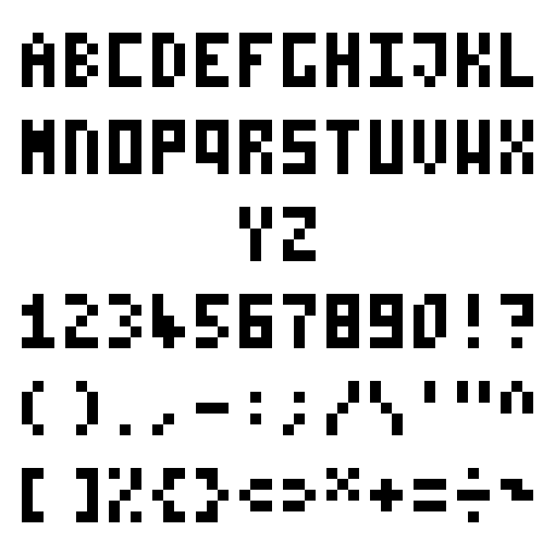 witchywhisper's tweet image. ye gods you would not believe how long this took

here's a font, please tell me all the characters are distinct enough.....

#pixelart #digitalart #fontset