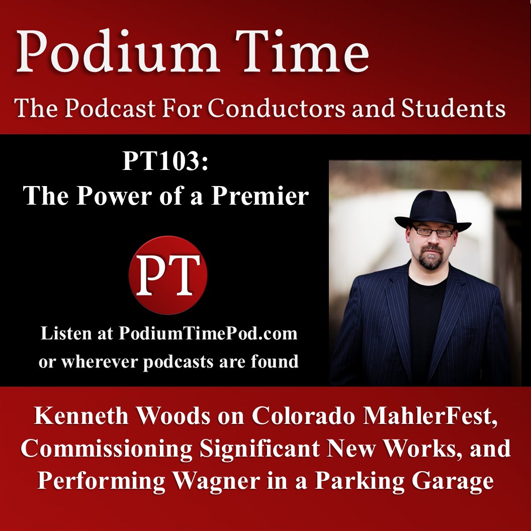 PodiumTimePod's tweet image. Be sure to check out this week's incredible interview with Kenneth Woods, available wherever podcasts are found.