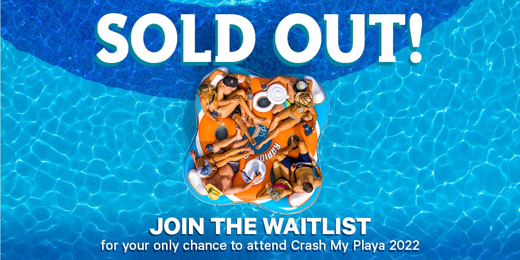 crashmyplaya's tweet image. We're blown away y'all! #CrashMyPlaya 2022 is now sold out. Sign up for the waitlist here: crashmyplaya.com/packages/