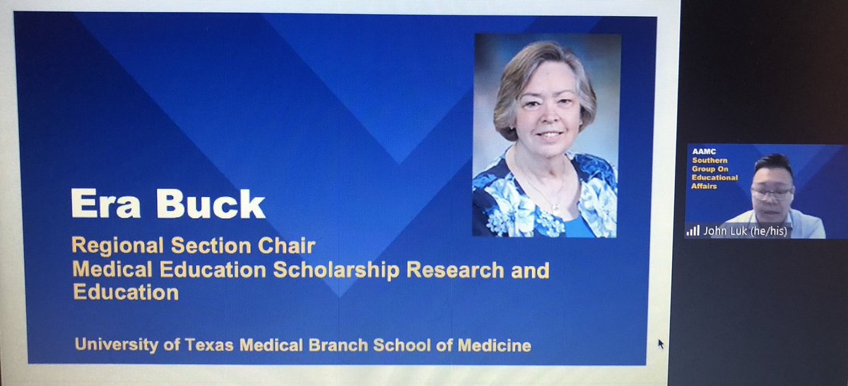 Congratulations <a href="/amtutmb/">@AMTUTMB</a> Director Dr. Buck for being named #SGEA MESRE Regional Section Chair.