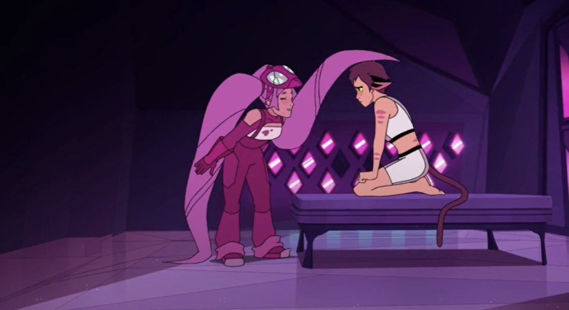 We see Catra's old behaviors pop up because redemption and growth are not linear. It takes time and a few more impulsive mistakes along the way. But Catra still makes an effort to directly apologize to those she hurt most. Starting with Entrapta.