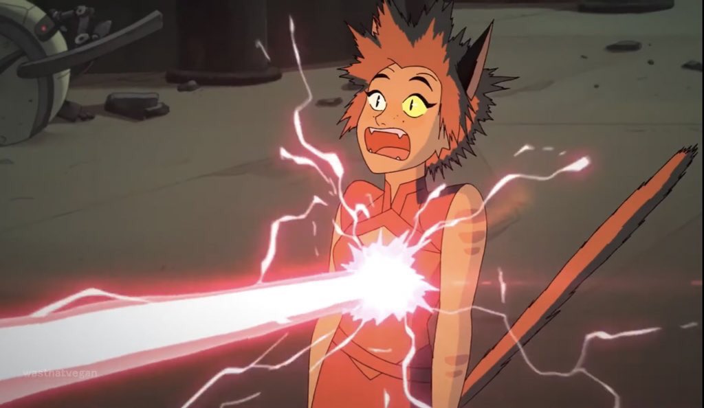 Even when Scorpia is chipped, Catra makes an effort to apologize. Catra is determined to right her wrongs, no matter how long it takes. She makes a series of right decisions in helping the rebellion. She shows growth.