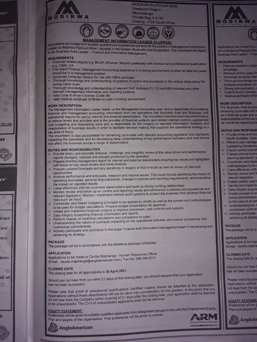 MR__NT__QS's tweet photo. JOB VACANCIES FOR SA YOUTH πΏπ¦πΏπ¦πΏπ¦
#TBT #TokyoScammed #TokyoSegwale #TokyoSexwale #TheBacheloretteSA #90DayFiance
#PastorWantsAWife
@HosmedSa @OWNTV
#MedicalAidRacialProfiling
@CMScares4u #TokyoSexwale
#HeritageFund #MedicalAid https://t.co/bTaPcQlqrW