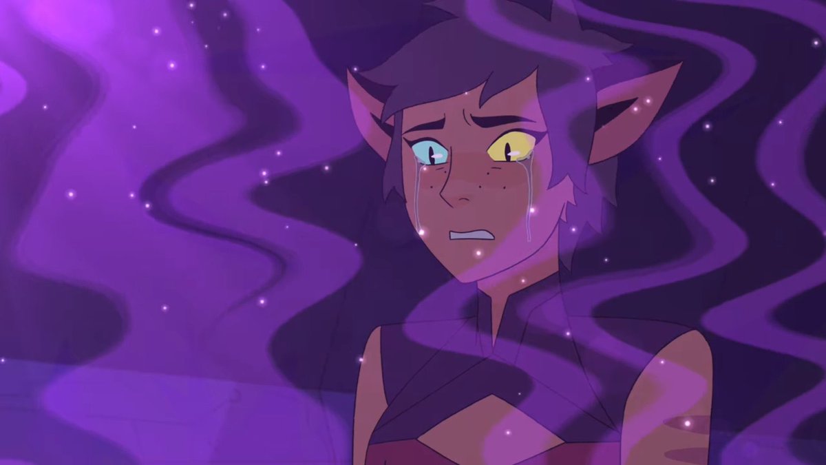 Shadow Weaver's final speech gives us the last bit of clarification that Catra is truly on the path of redemption and good. "It's too late for me, but you, this is only the beginning for you. I am so proud of you Catra."