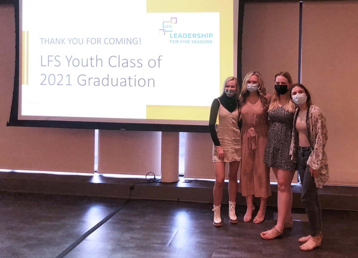 XavierSaints's tweet image. S/O to XHS juniors Eden Campbell, Mary Kate Moeder, Norah Kettmann, and Ella Tallett, on their graduation from the 2020-2021 Youth Leadership for Five Seasons program! #Xceptional #Leaders #WeAreXavier