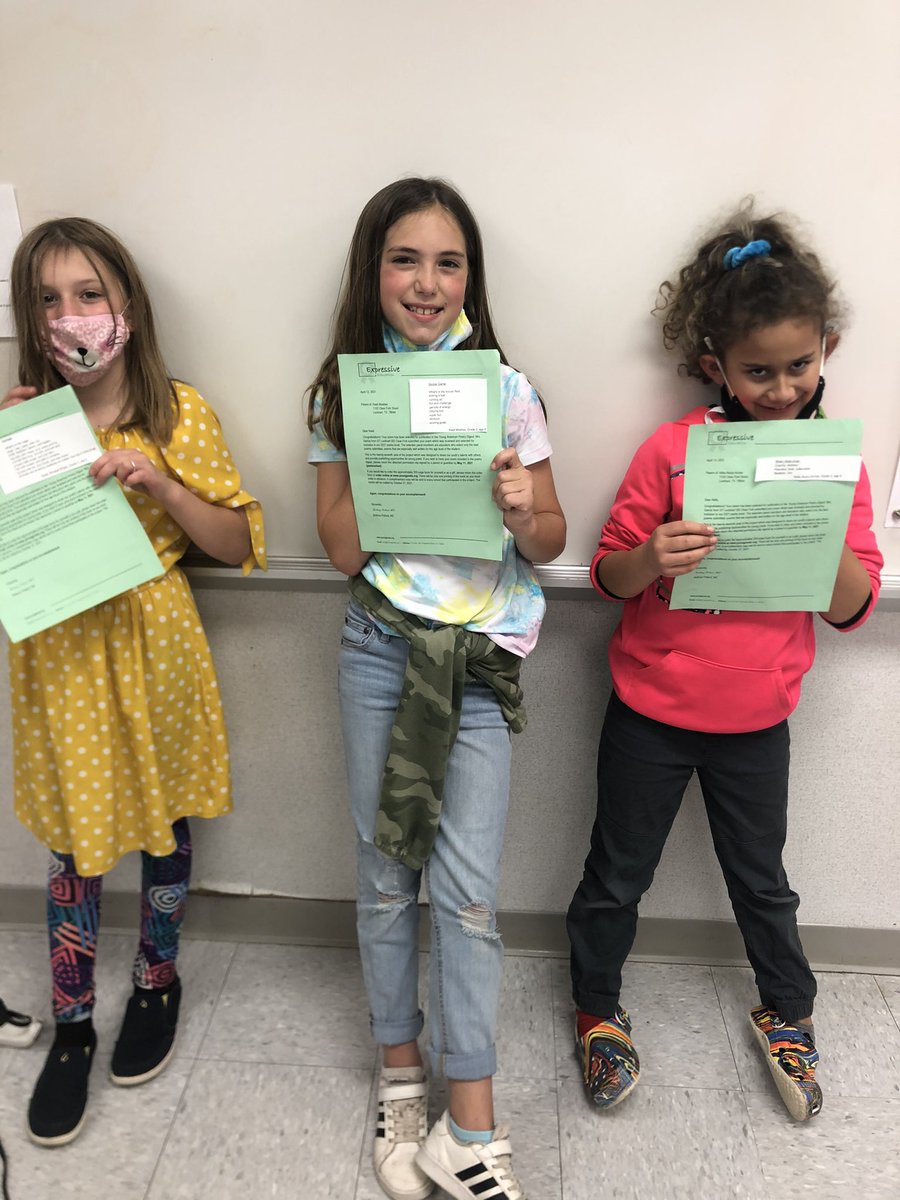 QuickWittedKids's tweet photo. Celebrating 2nd&amp;3rd graders becoming published poets!
@QuickWittedKids @CFELISD #poets https://t.co/yNrYB3uU5O