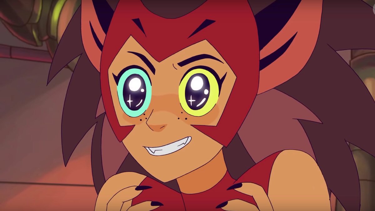 Now is Catra 100% redeemed at the end of the series? No, but she is further along than any of our main antagonist (Prime/Hordak/SW) and her path of redemption is clearly communicated. This is what makes Catra one of the best characters in animation.