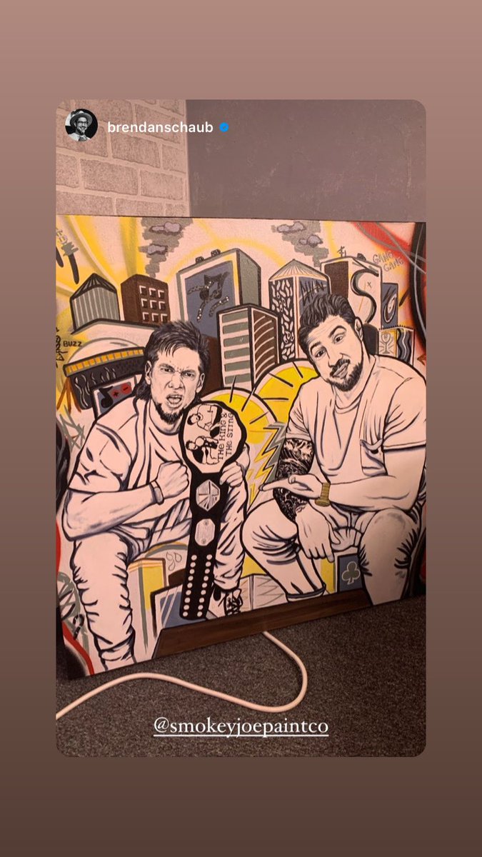 JHunsakerDesign's tweet image. Thanks @KingAndTheSting @TheoVon @BrendanSchaub for picking up this painting. Huge fan of this show, it was an honor to meet all you guys. I need to post more on Twitter, I mostly post on IG @smokeyjoepaintco Anyways, back to painting. @RealNickDavis @ChinSuYi
