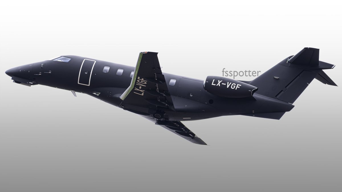 The Super Versatile Jet🖤🇱🇺 <a href="/PilatusAircraft/">Pilatus Aircraft Ltd</a> <a href="/aerogrelo/">Aerogrelo</a> <a href="/aeroVLC/">Aeropuerto Valencia</a> #Pilatus #PC24 #Valencia