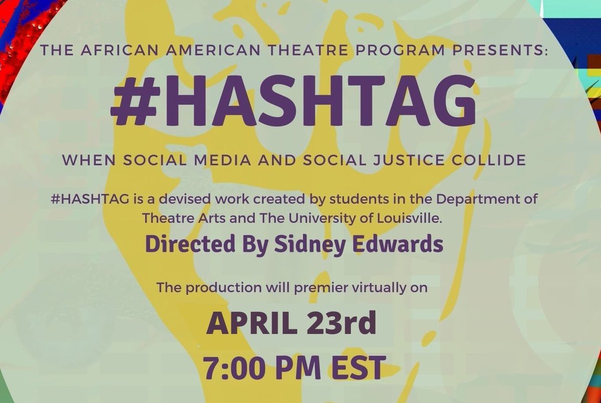 Join Director @SidneyMEdwards and a wonderful group of <a href="/uofl/">University of Louisville</a> students as they explore race and social justice issues through the lens of social media. #Hashtag