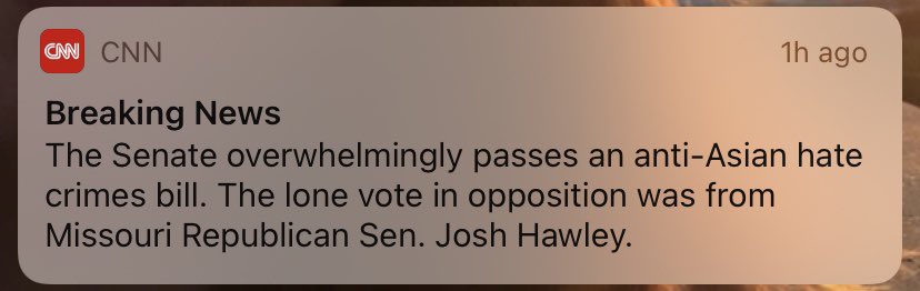 Josh Hawley is an embarrassment for the people of Missouri and the people of the United States.