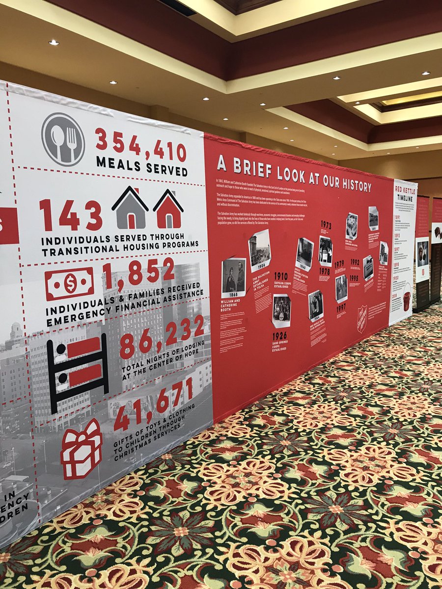 We are so excited to host Chris Gardner at our 28th annual William Booth Society gala. Here’s a sneak peek at preparations for tonight! #DoingtheMostGood