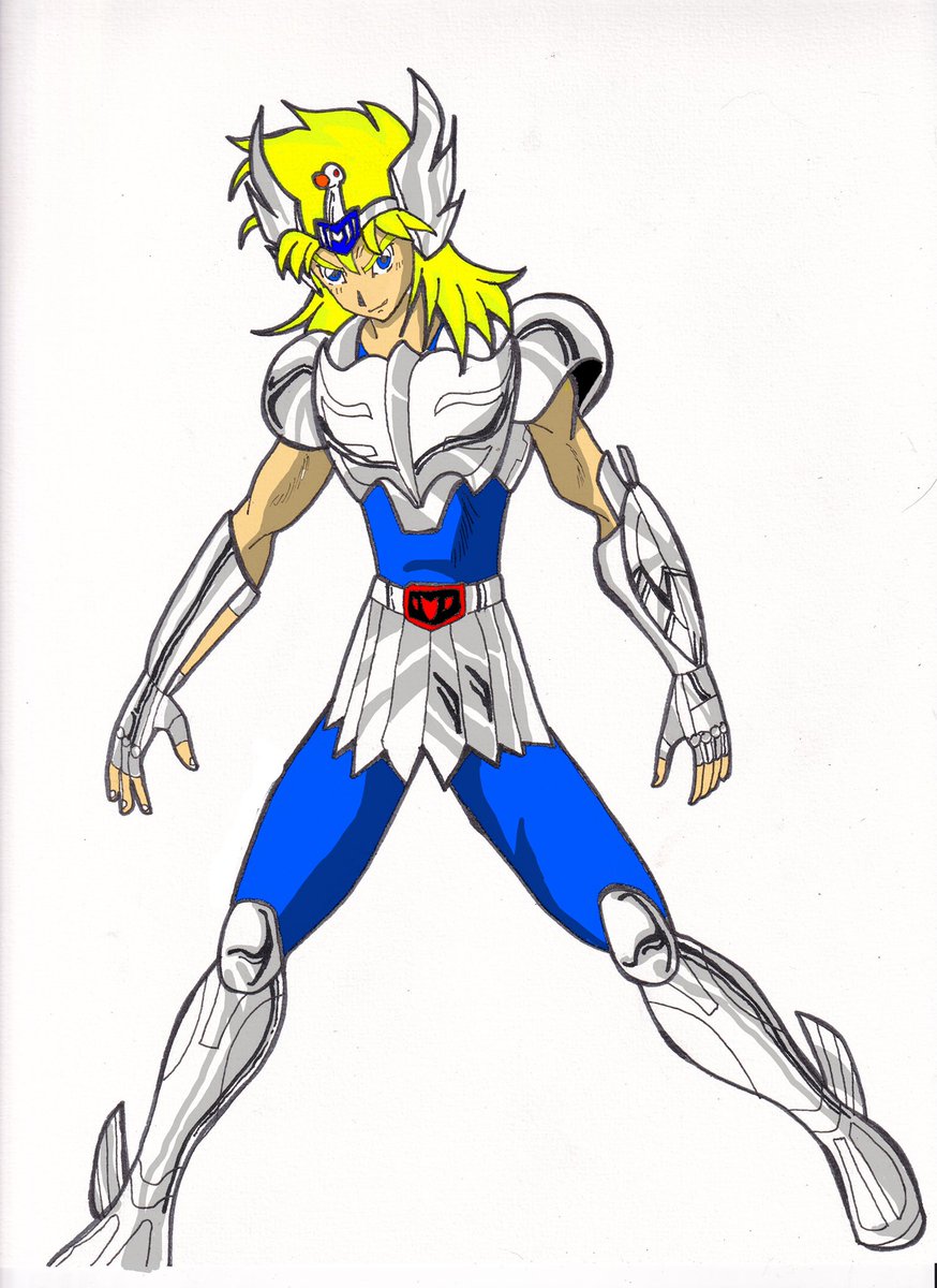 maireach's tweet photo. [DEALBH #1 : @MaximeSylva - Petit fan art de Hyoga du cygne] https://t.co/DDQfbPq38X