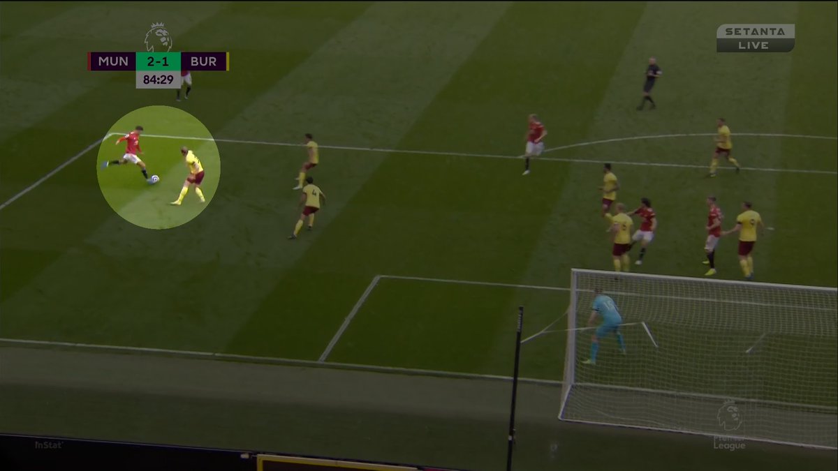 Mason: beautiful.Mason's set-up to his shot is ridiculously quick. The defender is *still* on his left leg and once he tries to block it Mason puts it through his legs [with a deflection]. Mason does this intentionally.Also: look at the triple team! They respect Mason.