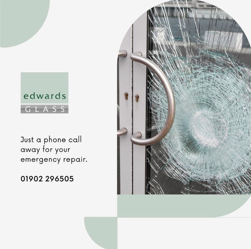 As part of our commitment to you, the customer, we operate a 24-hour/365 days per year Emergency Repair Service.
01902 296505  jedwardsglass.co.uk

#EdwardsGlass #24Hours #RepairService #WindowsAndDoors #Glass