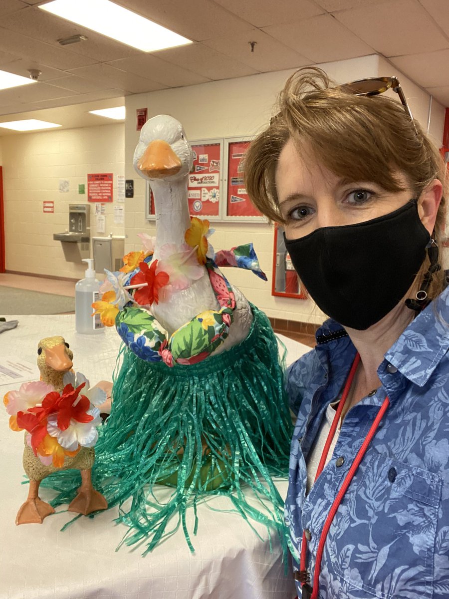 dreamup_joy's tweet image. Celebrating Hillcat Hawaiian spirit with my flock! #SpringintoWellness #hdhspride
