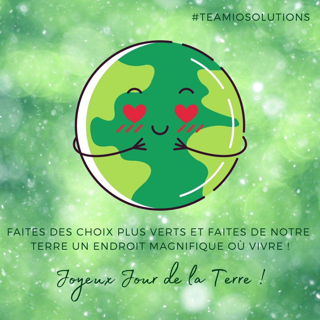 iosolutionsca's tweet image. Happy Earth Day 🌎🌱 Joyeux Jour de la Terre #gogreen