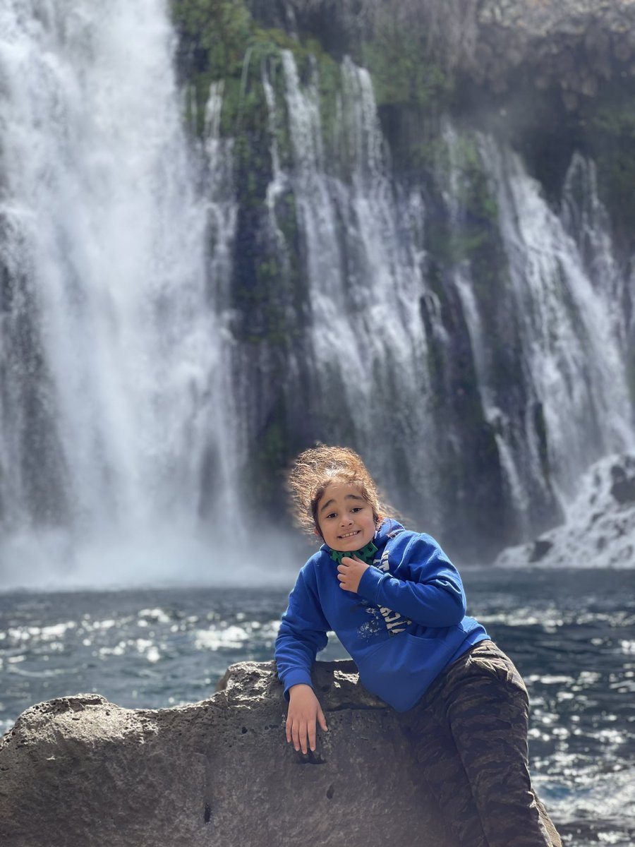 @PackardFdn #InLovewithNature through my son’s eyes #BurneyFalls #CaStateParks 💙