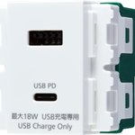 パナソニックからUSB-Cが付いている埋め込み式コンセントが発売!